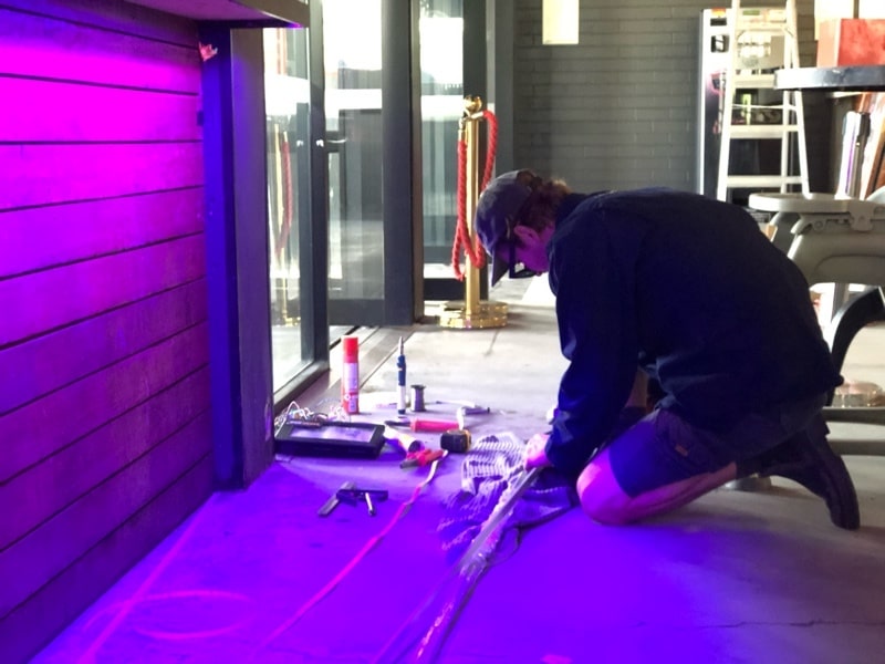 Commercial electricians