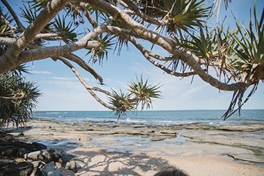 View of Caloundra beach in Queensland, Australia