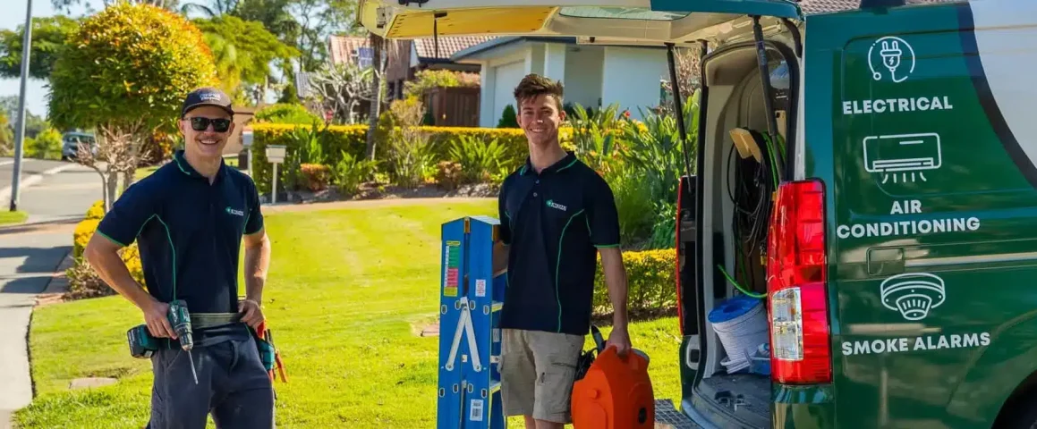 Sunshine Coast Electricians servicing client